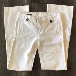 EUC CLUB MONACO WHITE DENIM